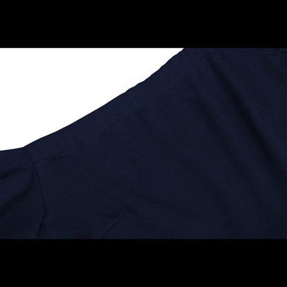 Sarin Mathews Womens Off The Shoulder Short Sleeve High Low Cocktail - Picture 2 of 6